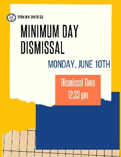 Minimum Day Dismissal flyer